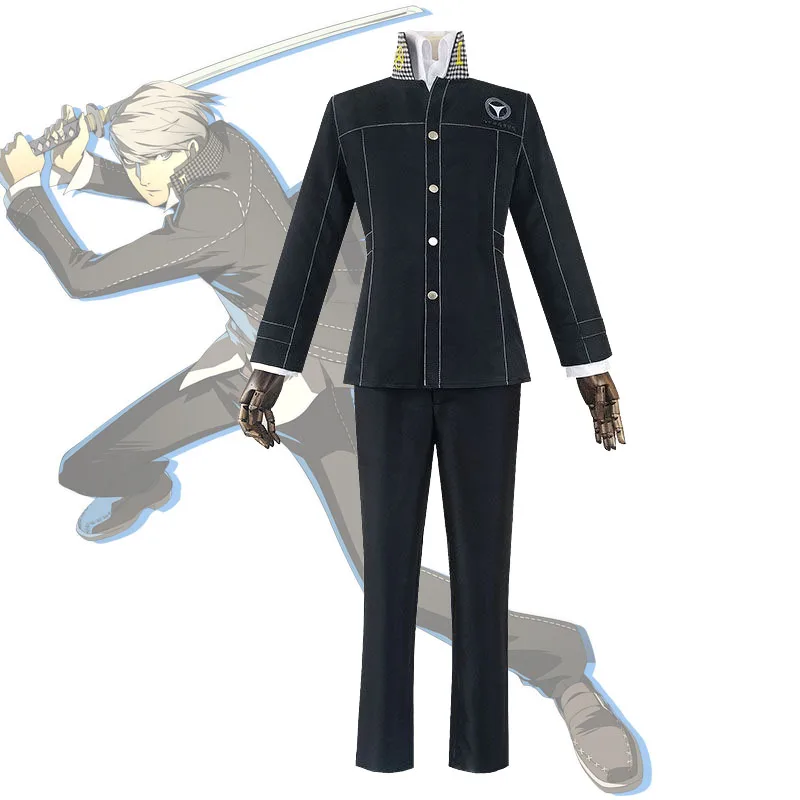 

Persona 4 Narukami Yuu Cosplay Costumes Seta Souji Uniform Suits High School Halloween Carnival Costume Persona 4 Golden
