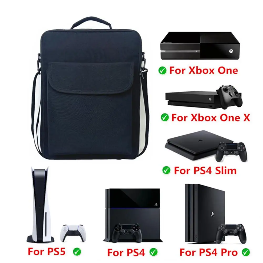Новинка Портативная сумка для переноски совместимая с PS5/PS4/PS4 тонкая