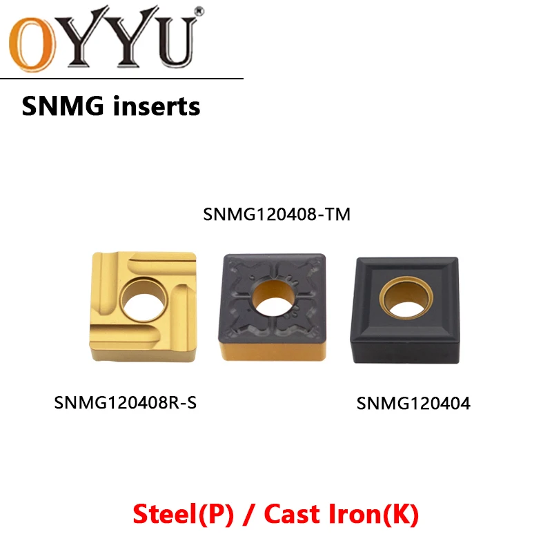 

SNMG120408 SNMG120404 SNMG 120404 120408 10PCS Carbide Inserts R-S L-S TM Metal Cutter External Tunring Tool CNC Lathe Tool