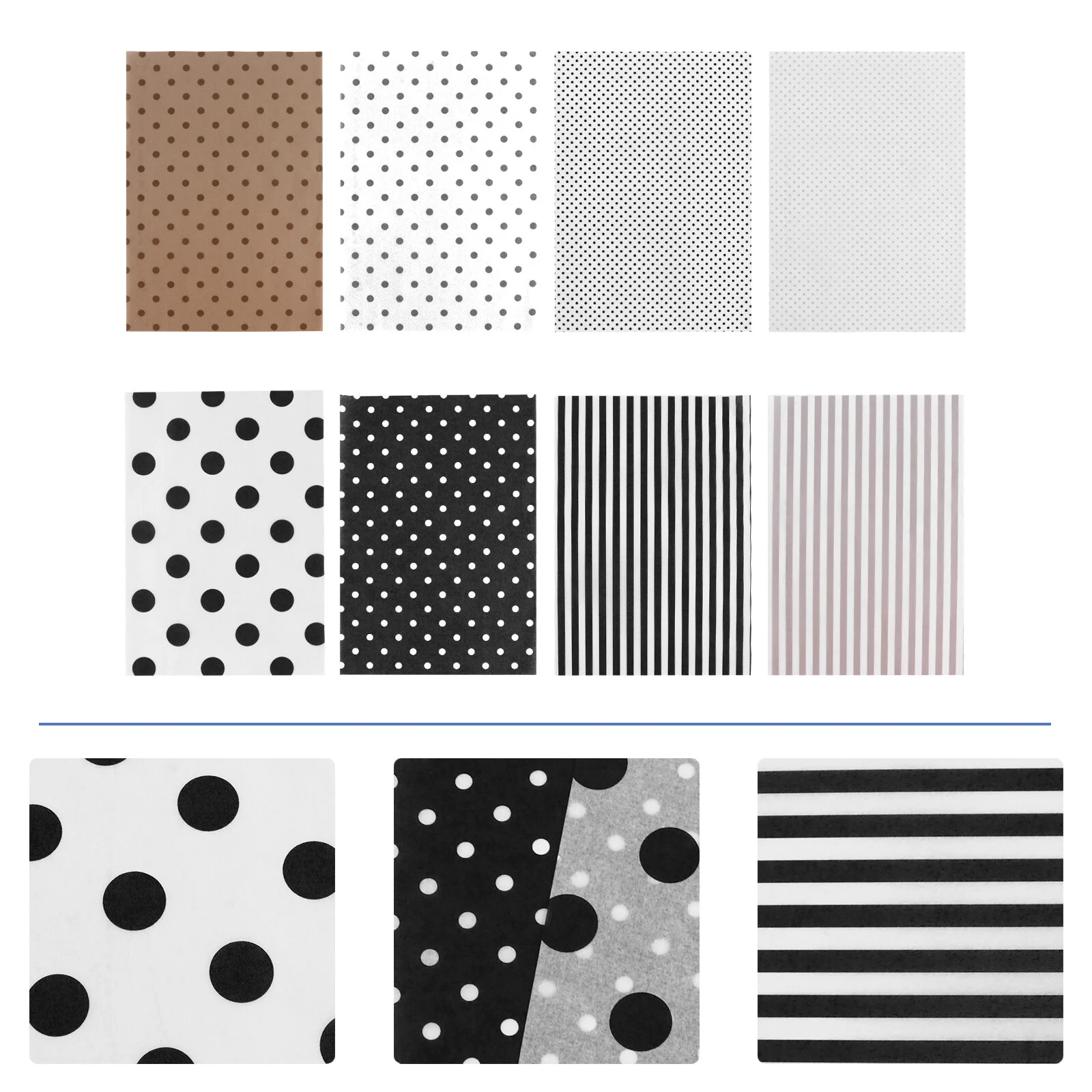 

80 Sheets Black White Wrapping Paper Packaging Ultra-thin Flower Copy Gift Papers Sydney Wrappers Tissue