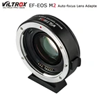 Переходник для объектива Viltrox EF-EOS M2 AF с автофокусом EXIF 0,71x, снижение скорости, турбо, для объектива Canon EF, камеры EOS M5 M6 M50