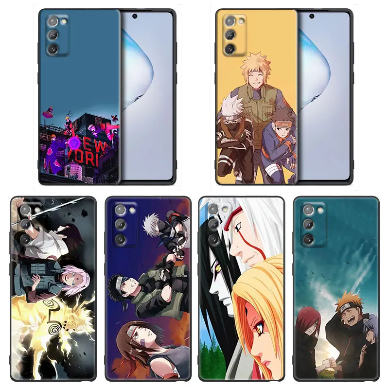 

Cute Cartoon Japan Anime Naruto For Samsung Galaxy Note 8 9 10 Lite 20 Ultra Case For Samsung M52 M22 M32 M12 M62 F62 Soft Cover