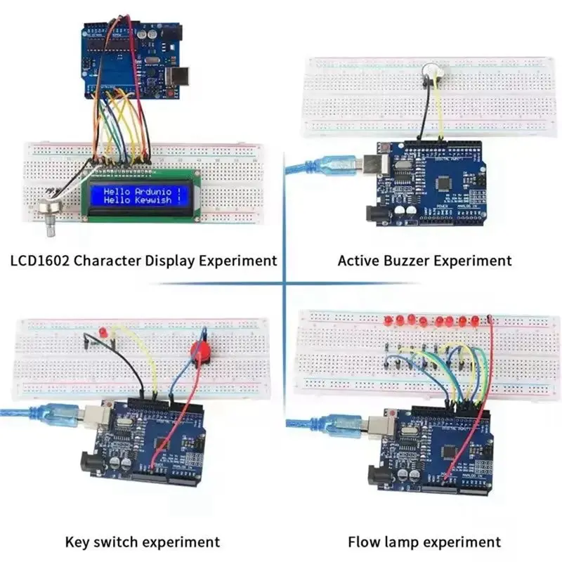 Стартовый набор Y23A-RFID для Arduino UNO R3 с шаговым двигателем, обучающий комплект, обновленная версия, электронный набор для самостоятельной сборки в коробке (art.: 3920dbc86a64f) - 3920dbc86a64f