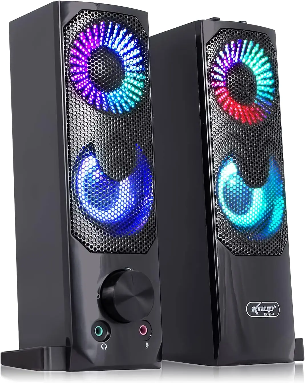 

2023 caixinha de som Caixa de Som Soundbar Gamer 12W Rms Real Led Rgb Torre Alto Falantes Subwoofer Estéreo P2 Usb Pc Computado