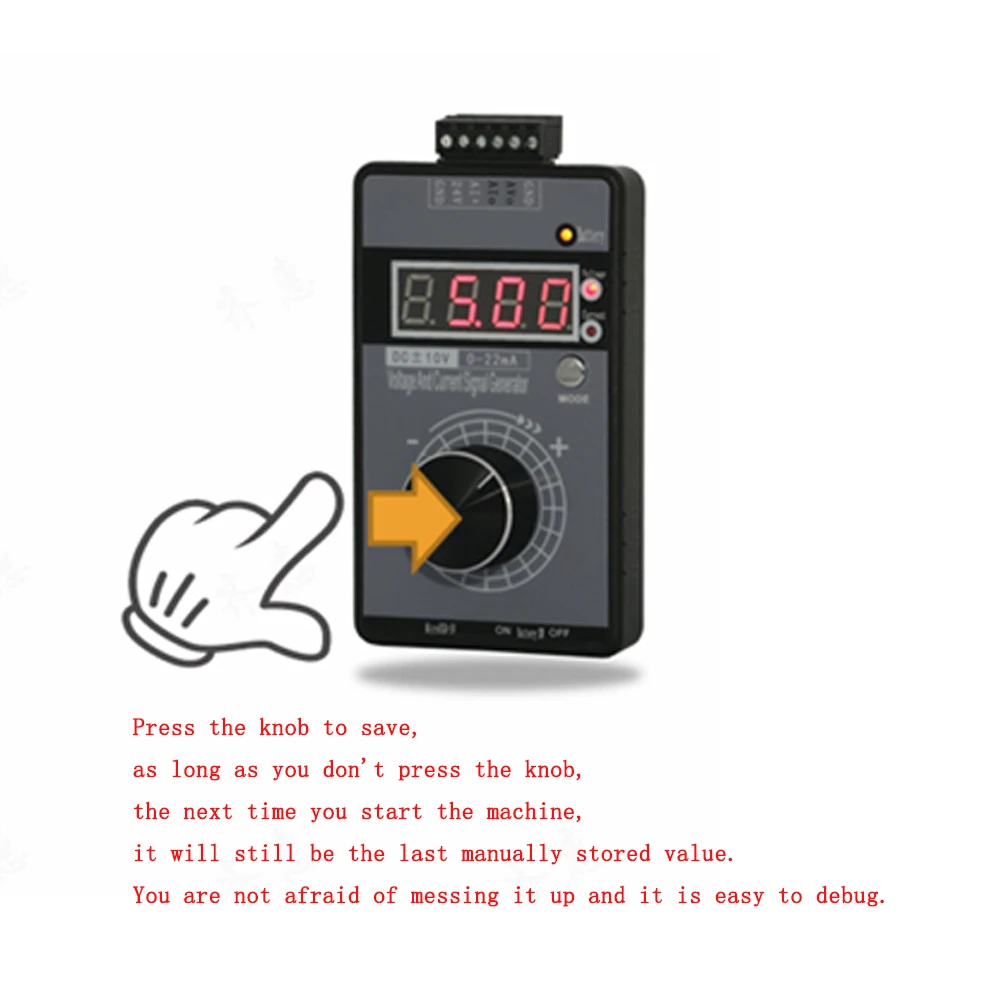 

Precision 4-20mA 0-10V 0-5V Signal Generator Adjustable Simulator 0.01 Precision Adjustment Sink Source for Transmitter