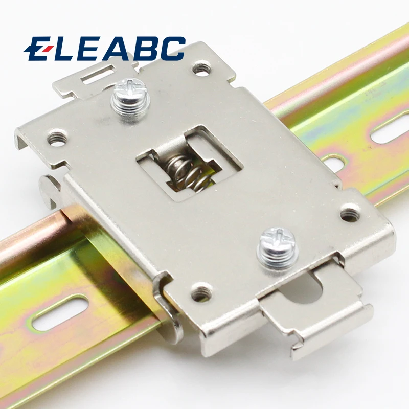 1pcs single phase SSR 35MM DIN rail fixed solid state relay clip clamp with 2 mounting screws | Обустройство дома