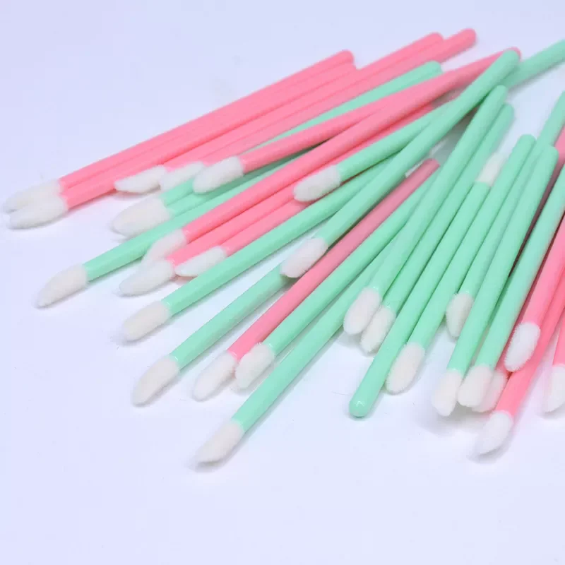 

50pcs Diposable Lip Brush Makeup Mascara Wands Lipstick Micro Brushes Applicators Cleaner