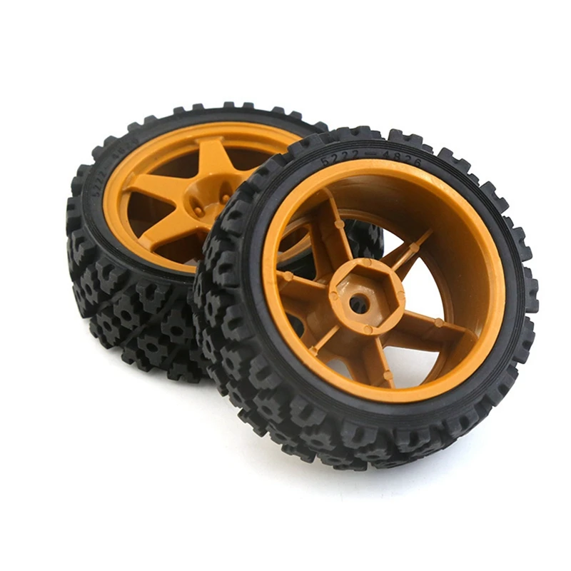 1/10 Flat Sports Tire Dirt Rally RC Car Tires Suitable For FW06 TT01/TT02/XV-01