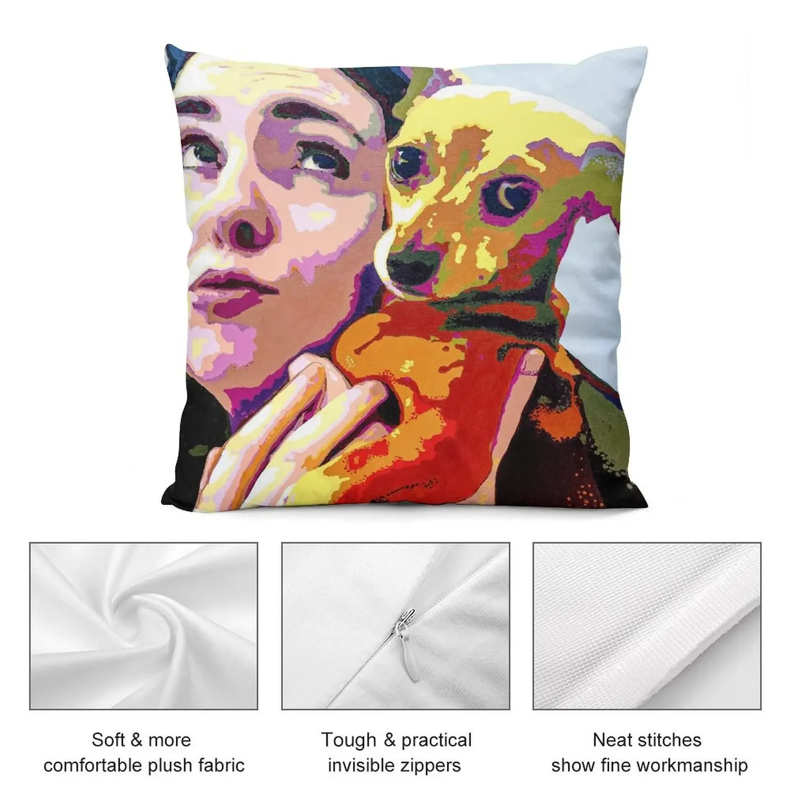 Монах. Прочная любовь. Декоративная подушка наволочки декоративная аниме