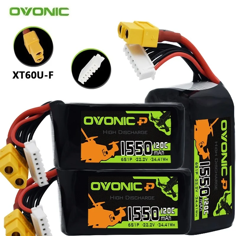 Аккумулятор 6S 22 2 в 1550 мАч 120C Lipo для радиоуправляемого квадрокоптера FPV гоночного