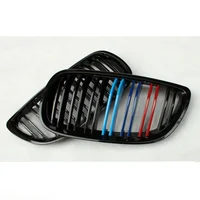 Body Kit Modified Three-color Two-line Racing Grills Fit For BMW 3 Series Two-door E92 E93 Early M3 2006 2007-2009 Car Exterior
