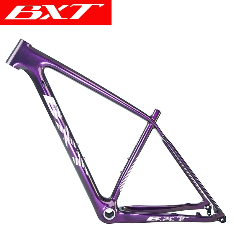 

29er MTB frame carbon mountain bike frame 142*12 or 135*9mm and 148*12mm Carbon frame BSA Disc brake Tapered bicycle framest