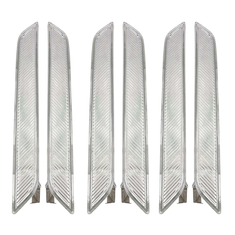 

6Pcs Euro Clear Lens Front Bumper Side Marker Reflector Lamps For BMW E71 X6 E70 X5M 2008-2014 Replace Sidemarker Lamps