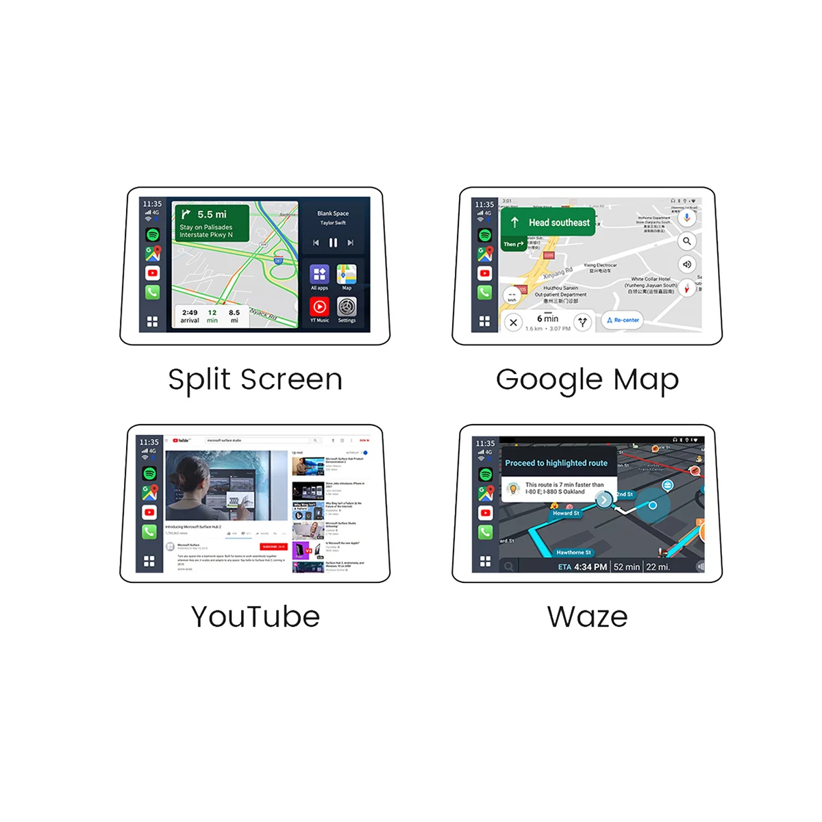 

Carplay Mini Ai Box беспроводной CarPlay Android 11 8 + 128G Автомобильный мультимедийный плеер 4GLTE WIFI аудио GPS