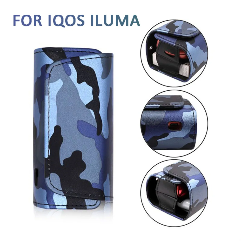 

JINXINGCHENG e_портсигар для IQOS ILUMA, кожаная искусственная кожа, Противоударная для Iqos ILUMA, аксессуары для держателя