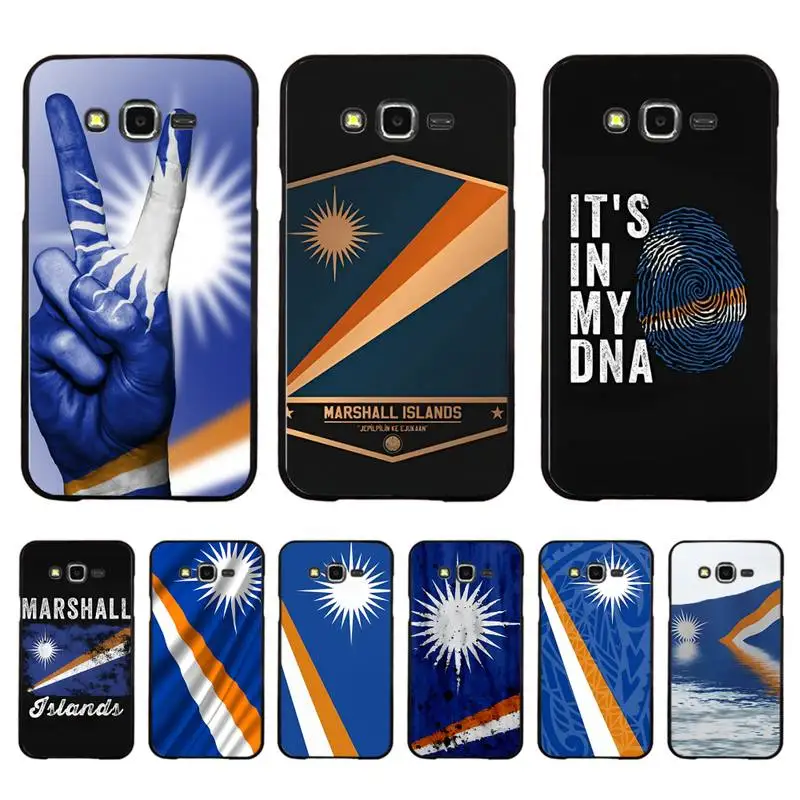 

Marshall Island National Flag Phone Case For Samsung Galaxy J4plus J6 J5 J72016 J7prime cover for J7Core J6plus