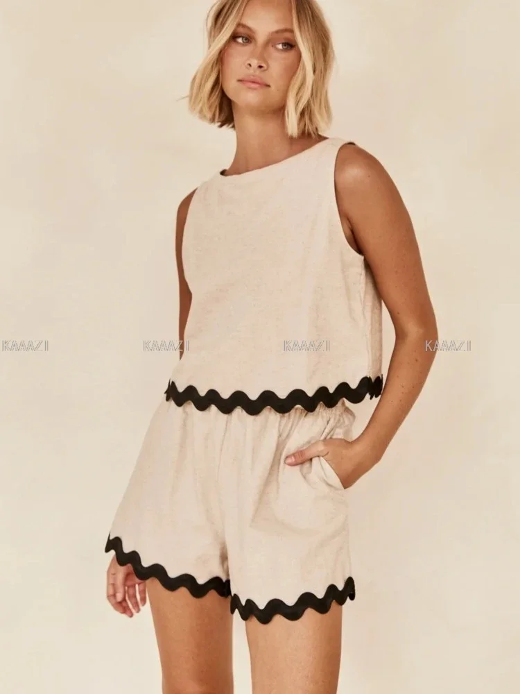 Модный однотонный повседневный летний укороченный топ без рукавов жилет женские