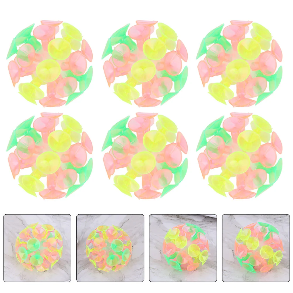 

8Pcs PVC Suction Creative Suction Fun Bounce for Party Gift Festival Kids