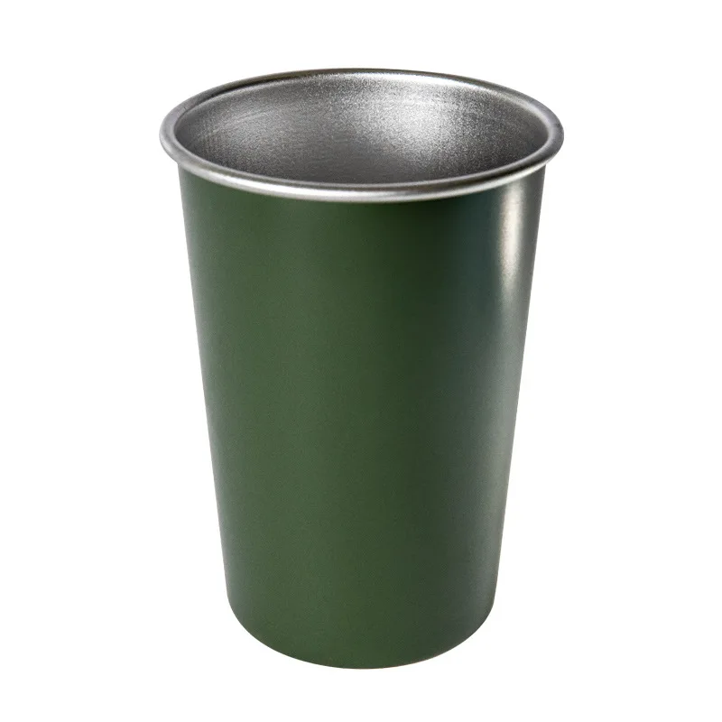 

350ml Stainless Steel Beer Cups Household Office Metal Water Drinks Coffee Tumbler Tea Milk Mugs Kitchen Drinkware