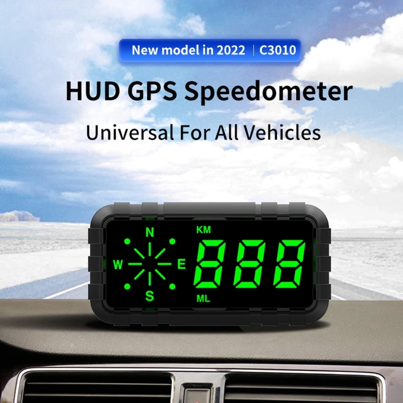 

Универсальный проектор HUD цифровой GPS Спидометр компас с превышенной скоростью