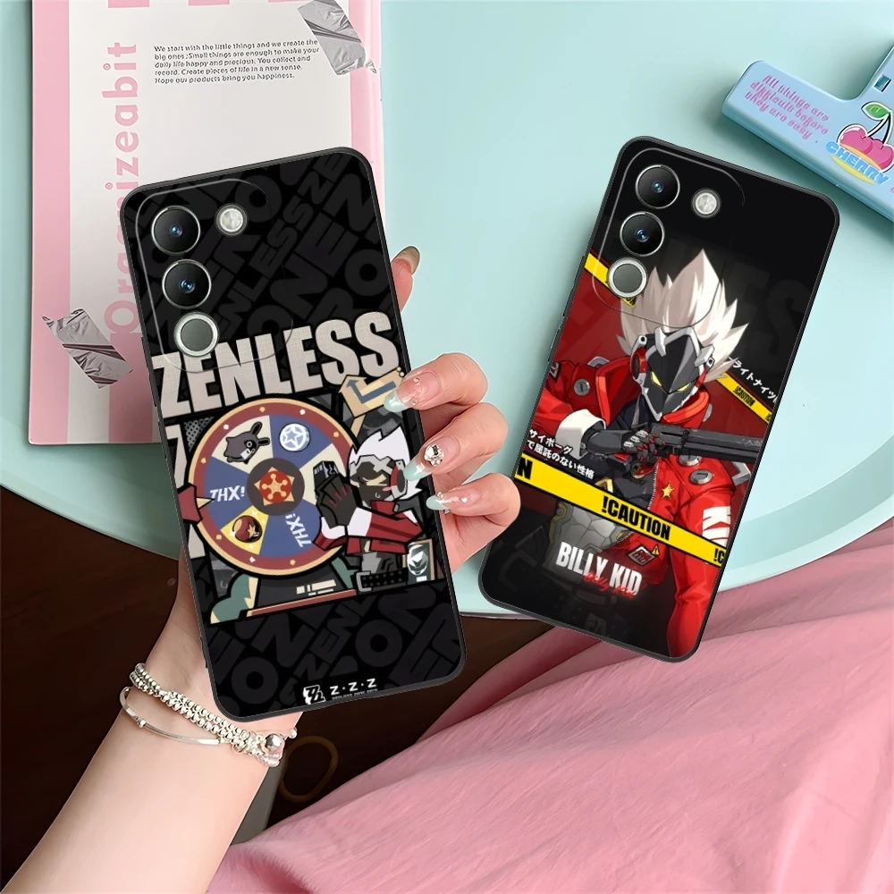 Zenless Zone Zero Billy Kid Mobile Phone Case for VIVO Y95 Y93 Y31 Y20 V19 V17 V15 Pro X60 NEX Black Soft Cover Shell