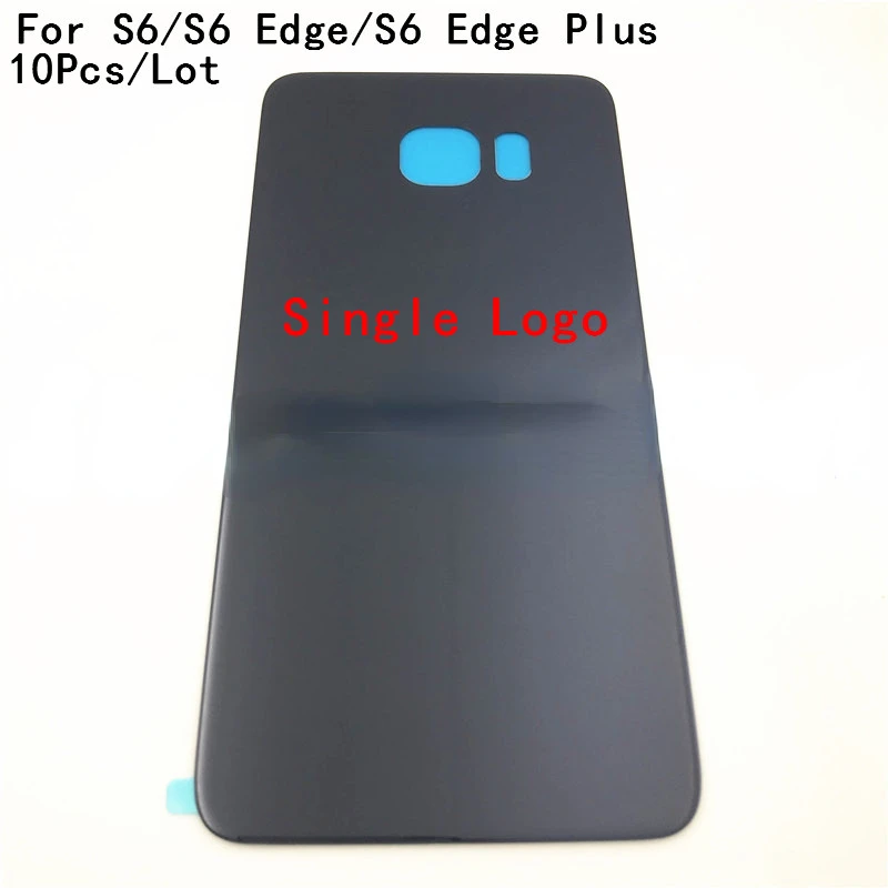 

10 шт., Крышка батарейного отсека для Samsung Galaxy S6 G920, задняя крышка G925 G928 S6 Edge S6 + S6Edge Plus, Задняя стеклянная крышка корпуса