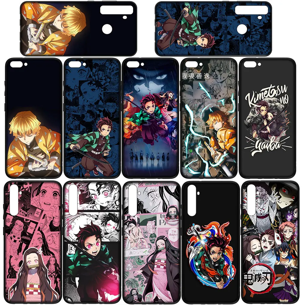 Чехол для телефона Kamado Tanjirou Nezuko рассекающий демонов чехол Xiaomi Redmi Note 13 8 7 12 Pro A3 13C 12C