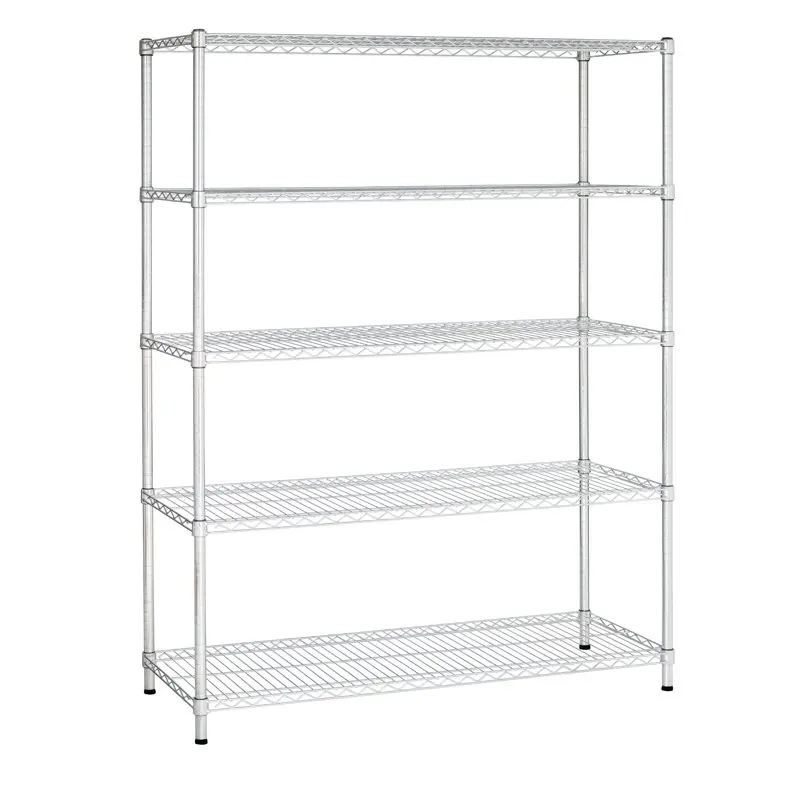 

Duty 5 Tier Wire Shelf, Zinc, 3000 lb Capacity