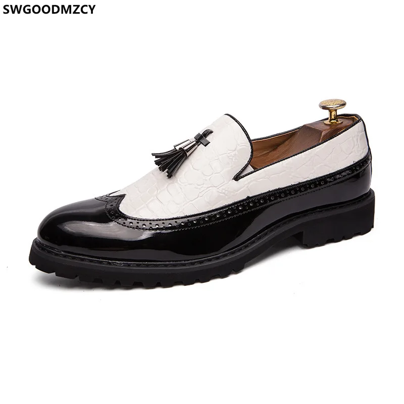 

Patent Leather Casual Shoes Loafers Men Italiano Oxford Shoes for Men Office 2023 Casuales Coiffeur Slip on Shoes Men Ayakkabı