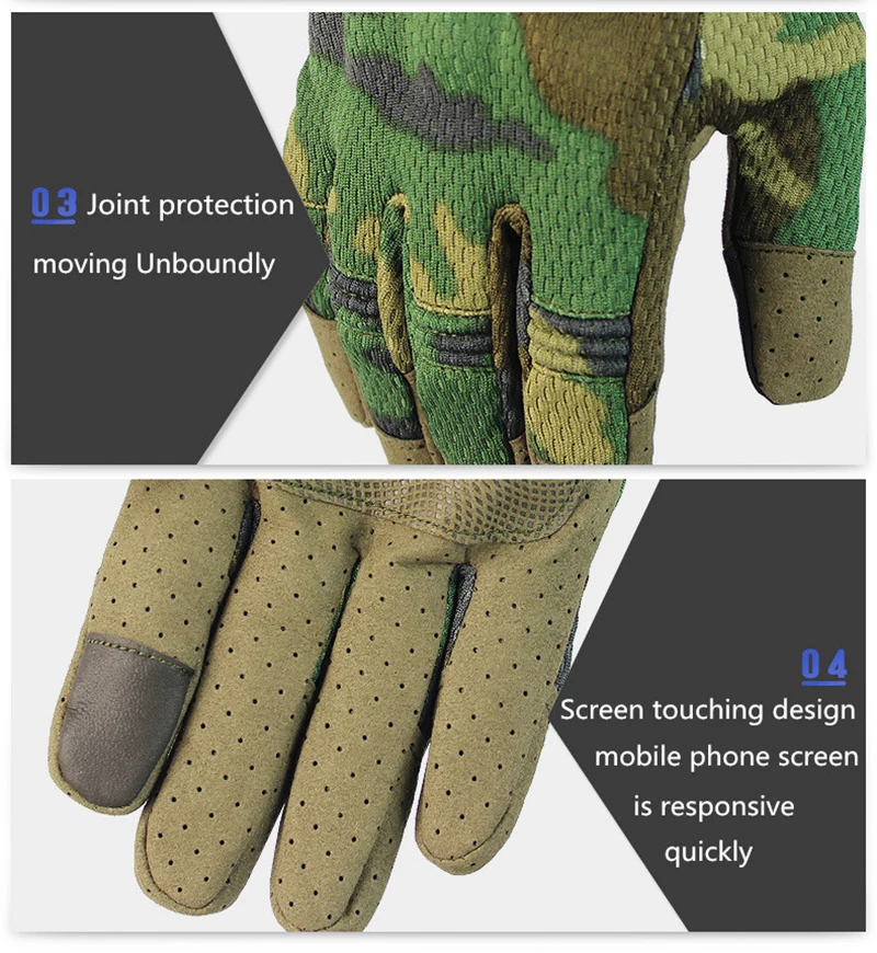 

Перчатки для сенсорных экранов, тактические перчатки с закрытыми пальцами для пеших прогулок, противоударные военные армейские, для пейнтб...