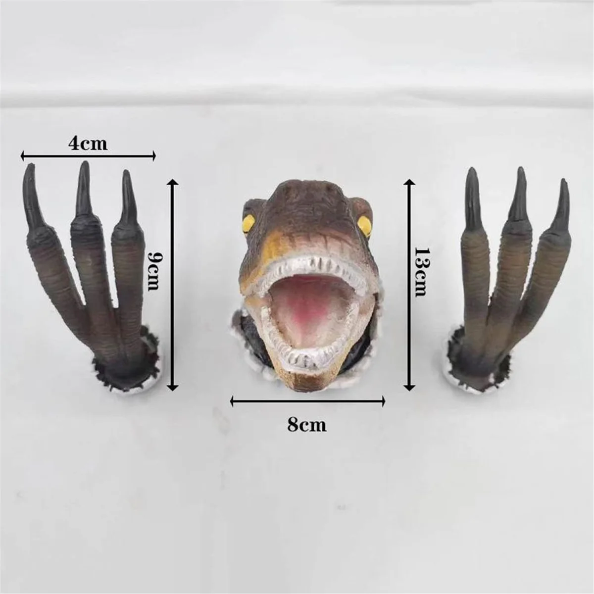 Статуя Велоцираптора настенное крепление из смолы Скульптура головы динозавра