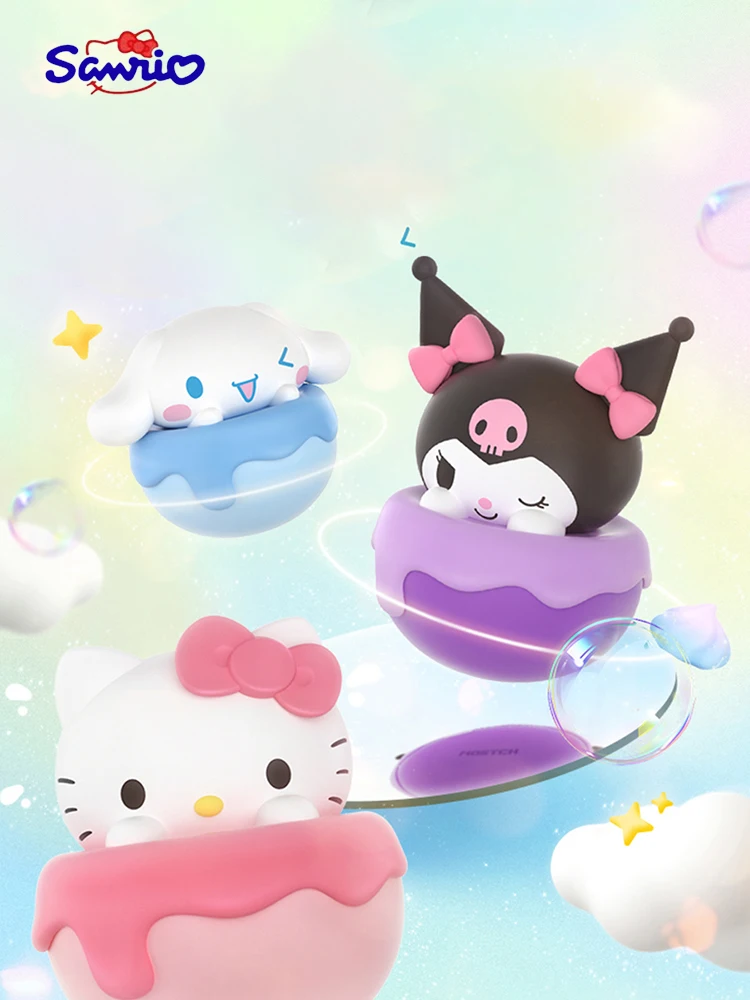 

Оригинальные фигурки из аниме «мороженое» Sanrio, модель Cinnamoroll Kuromi, моя мелодия, Hello Kitty, мини кавайные фигурки, куклы, игрушки, украшения