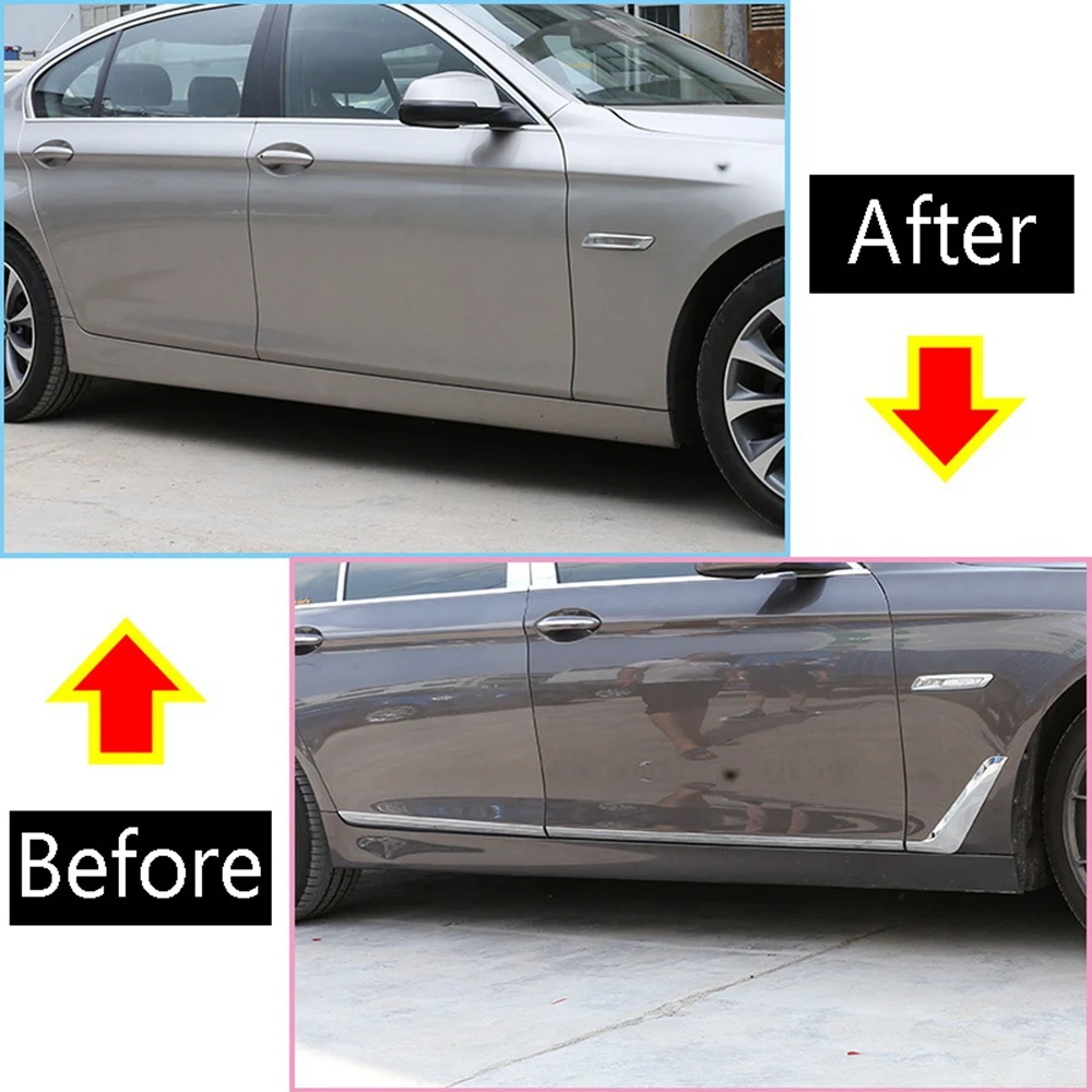 1 пара хромированных боковых крыльев автомобиля из нержавеющей стали аксессуары