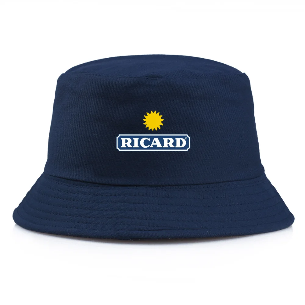 

Панама Ricard для мужчин и женщин, Классическая хлопковая летняя шапка для рыбаков, Спортивная уличная рыбалка, шляпа, Боб
