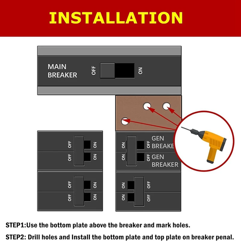 Семейный генератор для панелей D QO или Homeline 150 200 A. 1-3/8 дюймов Расстояние между