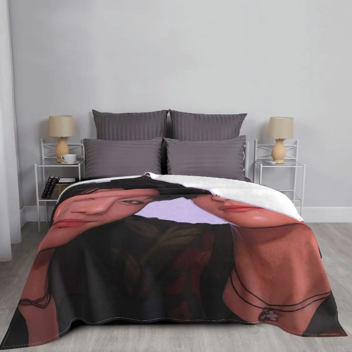 Taekook The Late Show 2021 фотоодеяло покрывало на кровать одеяло мягкое для кровати