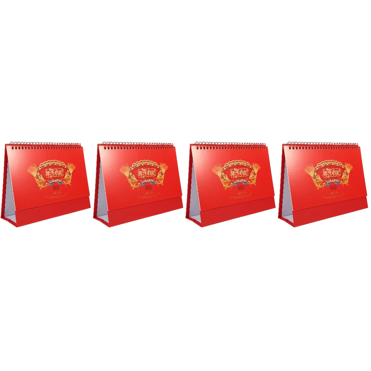 

4x Calendar Calendar Monthly 2023 Calendar Chinese Calendar 2023 Household Desk Calendar for Desk Home Office
