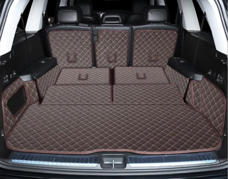 

Special car trunk mats for Mercedes Benz GLS 400d 2023 X167 6 7 seats cargo liner mat boot carpets cover for GLS400d 2022-2020