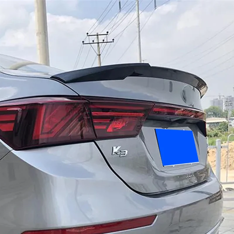Для Kia K3 Cerato Forte 2019-2022 года седан спойлер на багажник АБС-пластик черные задние