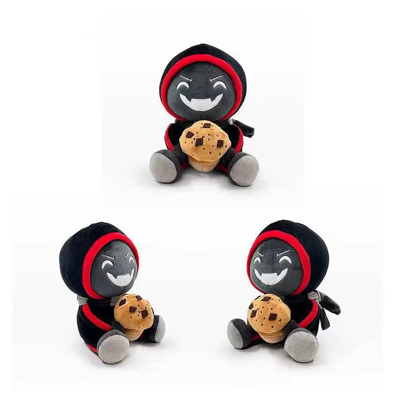 

Kawaii 25Cm Badboyhalo Cartoon Cute Plush Toy Peripheral Short Plush Doll Ornament Boy Holiday Gifts