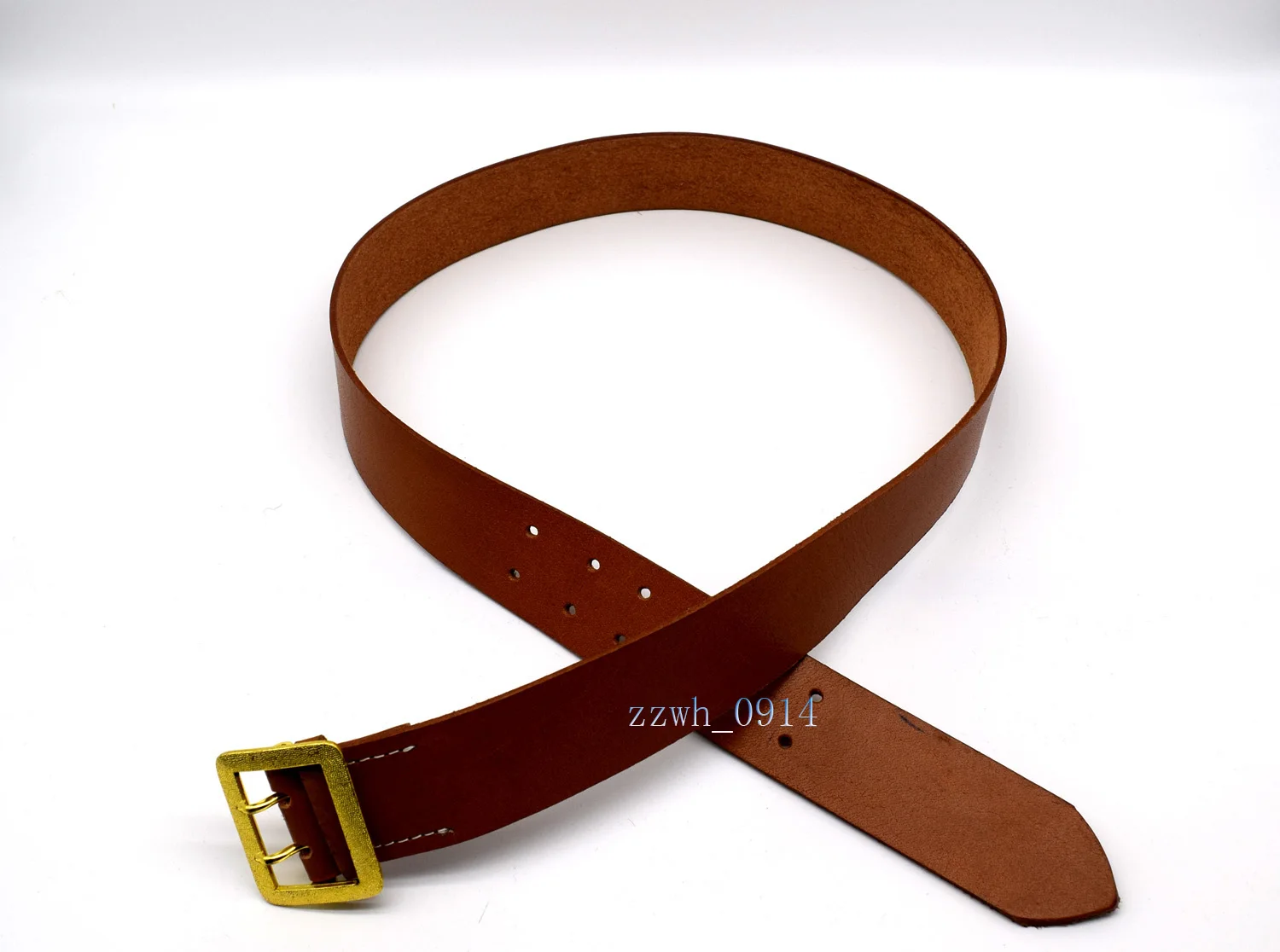 Немецкий офицер времен Второй мировой войны вермахт двойной ремень с золотой