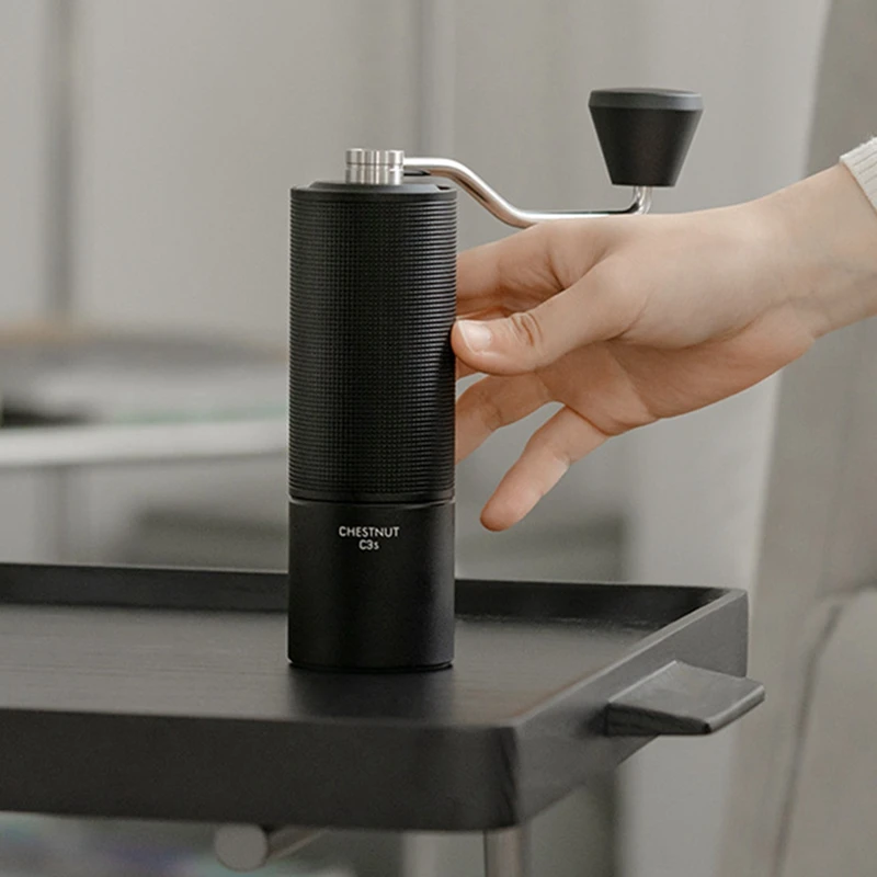 Ручная кофемолка TIMEMORE C3S черного каштана портативная ручная