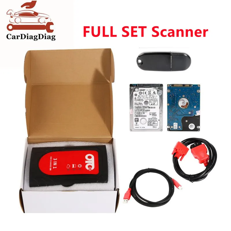 OTC Plus 3 в 1 диагностический сканер для Toyota/NISSAN/VOLVO OTC Plus 3 в 1 OBD2 диагностические инструменты Полный комплект или с жестким диском