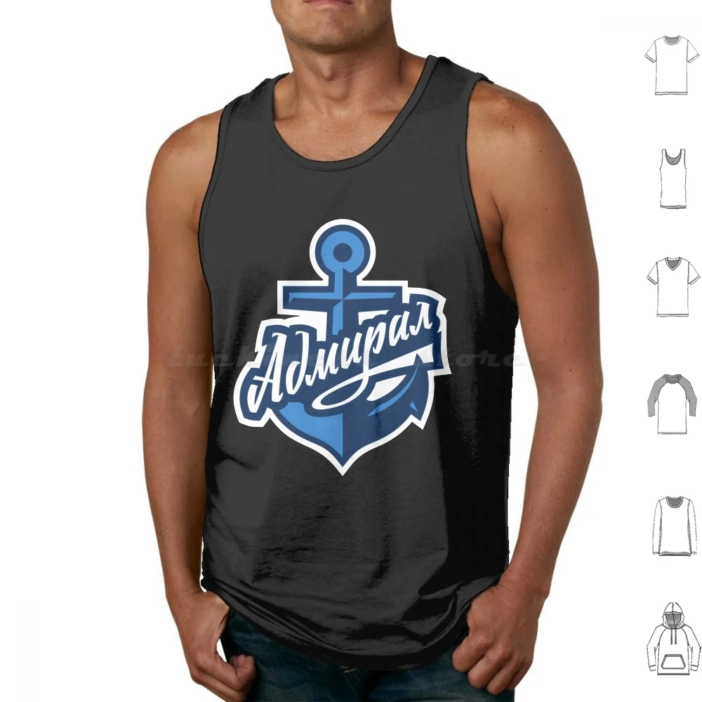 

Admiral Vladivostok Hockey Tank Tops Vest Sleeveless Admiral Vladivostok Admiral Vladivostok Logo Admiral Vladivostok Fans