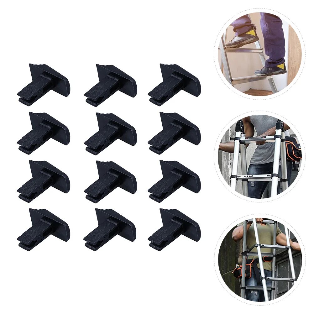 

12 Pcs Extendable Ladder Button Plastic Folding Step Trapezoidal Parts Telescoping Switch Pp Replacement Universal