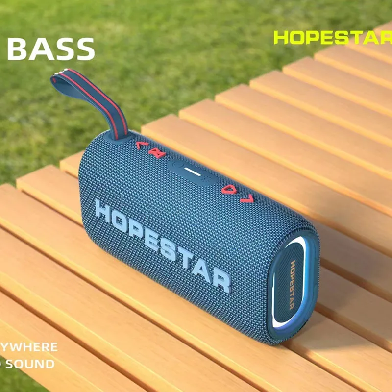 

HOESTAR-H55 Wireless Bluetooth Audio Speaker TWS Portable Column IPX7 Waterproof 360 Stereo Outdoor Audio Subwoofer Bluetooth Sp