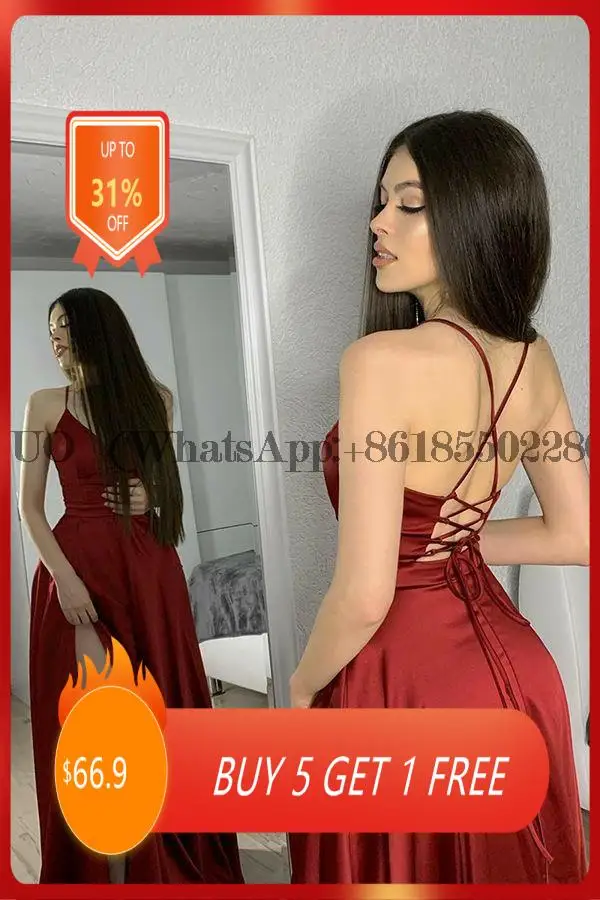 

Sexy Long Burgundy V-Neck Prom Dresses with Pockets Mermaid Criss Cross Side Slit Custom Formal Party Dress Robe Soiree Femme