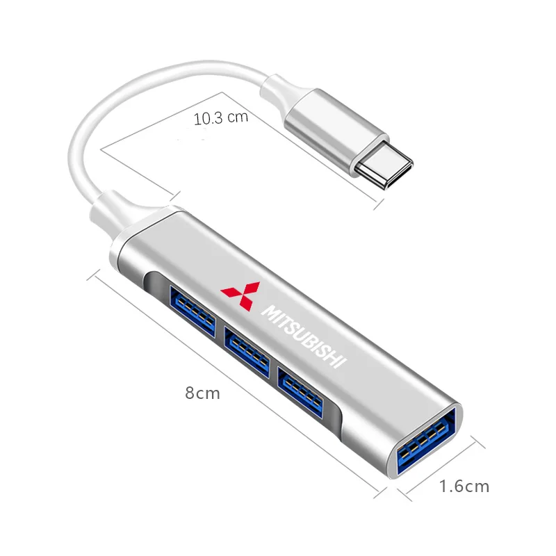 Новый 1 шт. USB-адаптер Type-C Turn многопортовый распределитель-концентратор для Mitsubishi
