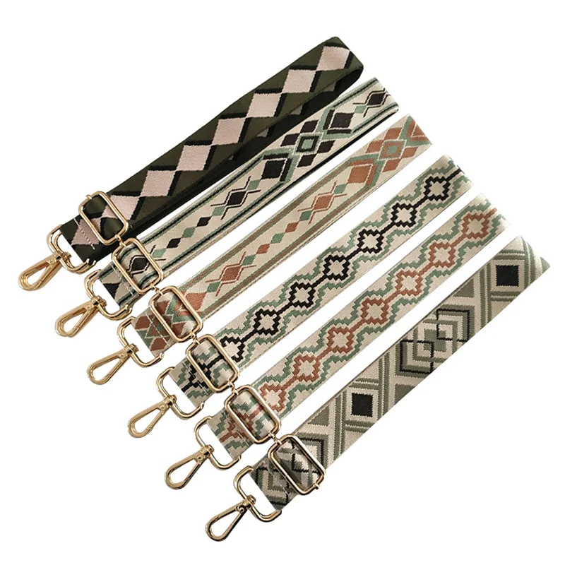 

New Nylon Bag Strap Women Shoulder Crossbody Bag Belt Colorful Wide Strap Bag Part Accessories Female Messenger Bag Strap Handle