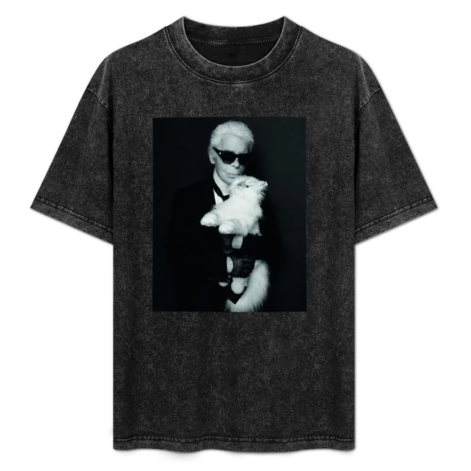Футболка Karl &amp Choupette с рисунком рэпера